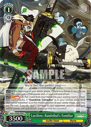 Image of Lucifero: Ramlethal's Familiar (GGST/SX06-038 U) - Guilty Gear -Strive-