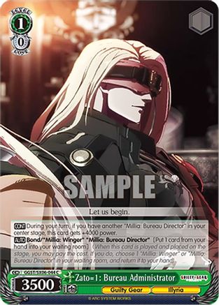 Image of Zato=1: Bureau Administrator (GGST/SX06-044 C) - Guilty Gear -Strive-