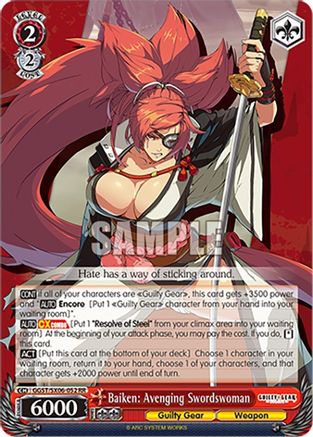 Image of Baiken: Avenging Swordswoman (GGST/SX06-052 RR) - Guilty Gear -Strive-