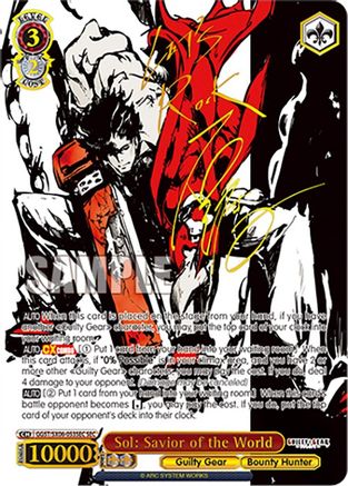 Image of Sol: Savior of the World (SEC) (GGST/SX06-053SEC SEC) - Guilty Gear -Strive-