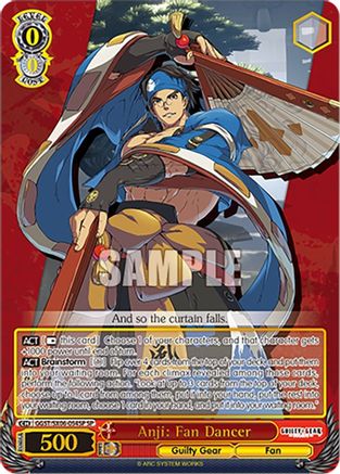 Image of Anji: Fan Dancer (SP) (GGST/SX06-054SP SP) - Guilty Gear -Strive-