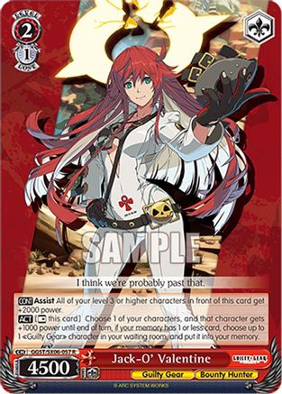 Image of Jack-O' Valentine (GGST/SX06-057 R) - Guilty Gear -Strive-