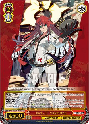Image of Jack-O' Valentine (SP) (GGST/SX06-057SP SP) - Guilty Gear -Strive-
