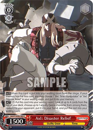 Image of Axl: Disaster Relief (GGST/SX06-069 C) - Guilty Gear -Strive-