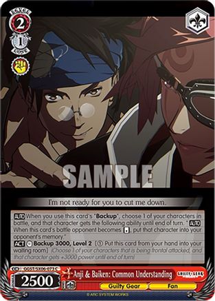 Image of Anji & Baiken: Common Understanding (GGST/SX06-073 C) - Guilty Gear -Strive-