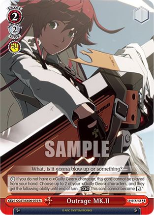 Image of Outrage MK.II (GGST/SX06-075 R) - Guilty Gear -Strive-