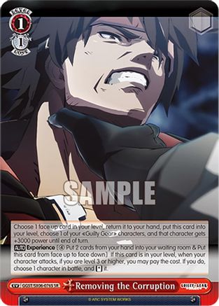 Image of Removing the Corruption (SR) (GGST/SX06-076S SR) - Guilty Gear -Strive-