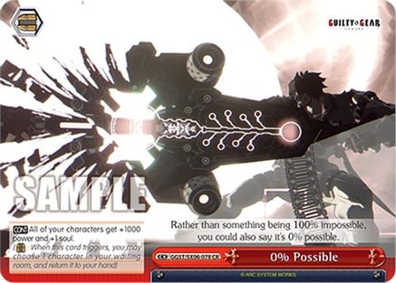 Image of 0% Possible (GGST/SX06-078 CR) - Guilty Gear -Strive-