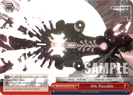 Image of 0% Possible (RRR) (GGST/SX06-078R  RRR) - Guilty Gear -Strive-