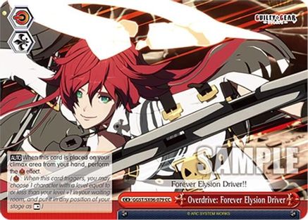 Image of Overdrive: Forever Elysion Driver (GGST/SX06-079 CC) - Guilty Gear -Strive-