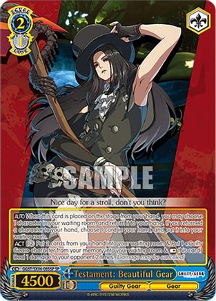 Image of Testament: Beautiful Gear (SP) (GGST/SX06-085SP SP) - Guilty Gear -Strive-