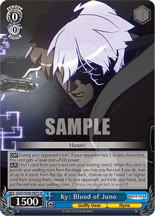 Image of Ky: Blood of Juno (SR) (GGST/SX06-087S SR) - Guilty Gear -Strive-