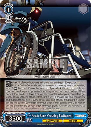 Image of Faust: Bone-Crushing Excitement (GGST/SX06-089 U) - Guilty Gear -Strive-