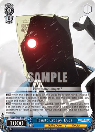 Image of Faust: Creepy Eyes (GGST/SX06-093 C) - Guilty Gear -Strive-
