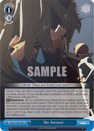 Image of No Answer (GGST/SX06-098 U) - Guilty Gear -Strive-