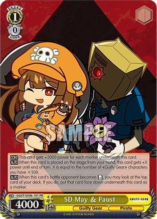 Image of SD May & Faust (GGST/SX06-101 PR) - Guilty Gear -Strive-