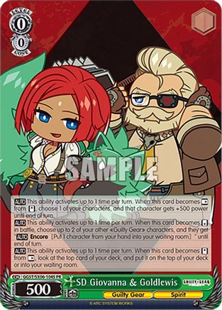 Image of SD Giovanna & Goldlewis (Foil) (GGST/SX06-104S PR) - Guilty Gear -Strive-