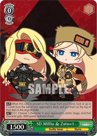 Image of SD Millia & Zato=1 (GGST/SX06-105 PR) - Guilty Gear -Strive-