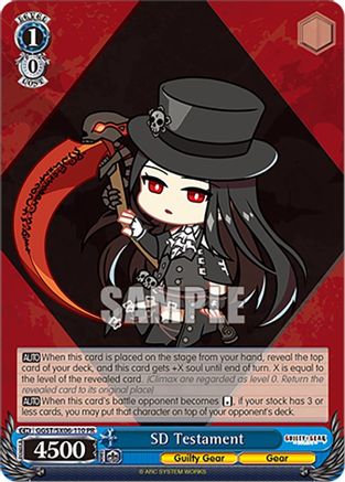Image of SD Testament (GGST/SX06-110 PR) - Guilty Gear -Strive-