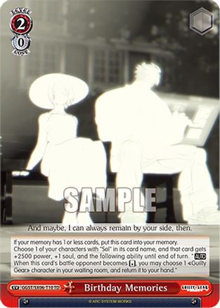 Image of Birthday Memories (GGST/SX06-T10 TD) - Guilty Gear -Strive-
