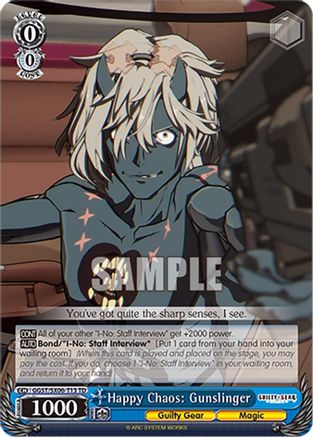 Image of Happy Chaos: Gunslinger (GGST/SX06-T13 TD) - Guilty Gear -Strive-