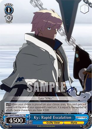 Image of Ky: Rapid Escalation (GGST/SX06-T17 TD) - Guilty Gear -Strive-