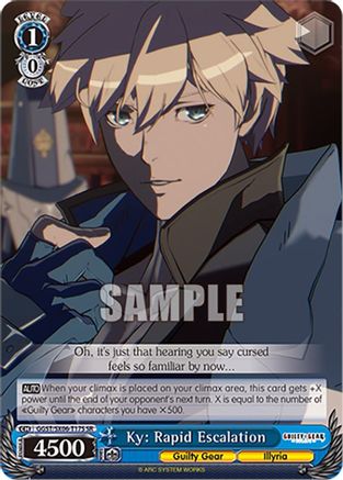 Image of Ky: Rapid Escalation (SR) (GGST/SX06-T17S SR) - Guilty Gear -Strive-