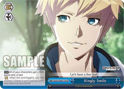 Image of Kingly Smile (GGST/SX06-T19 TD) - Guilty Gear -Strive-