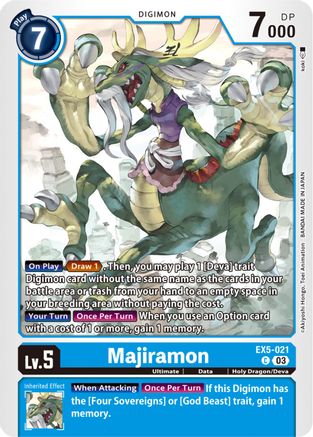 Image of Majiramon (EX5-021) - Animal Colosseum