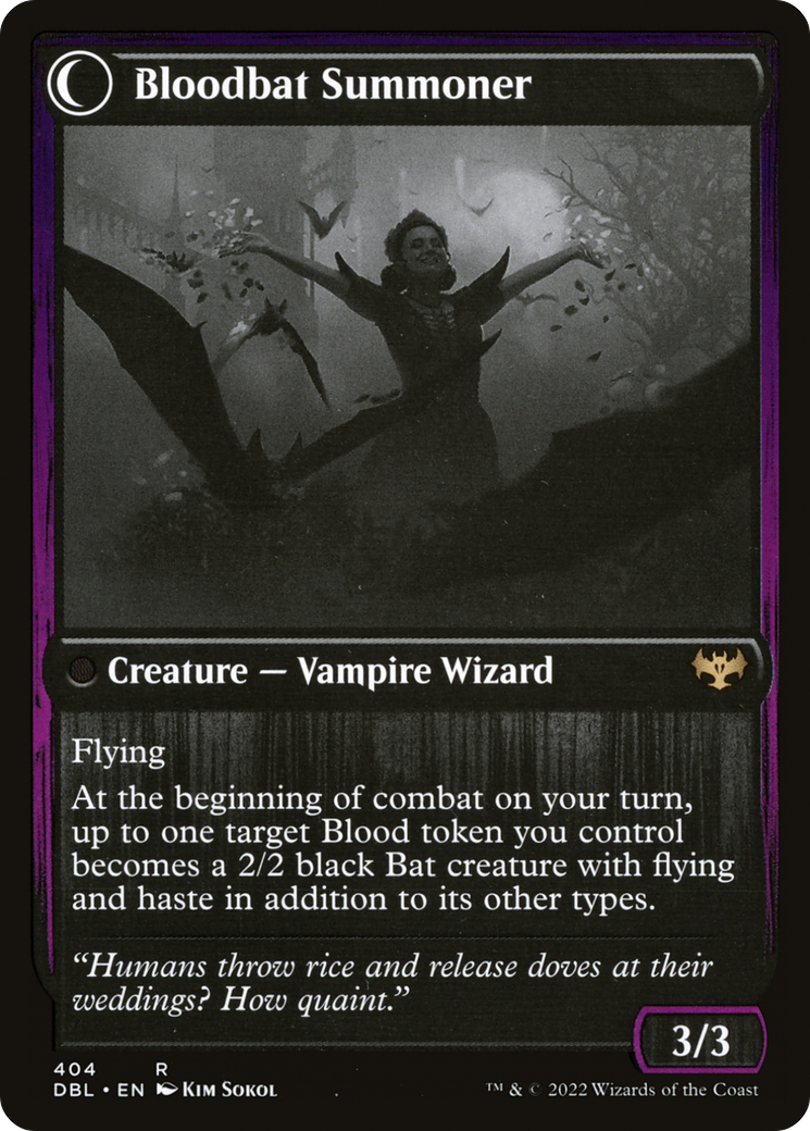 Image of Voldaren Bloodcaster (DBL-404) - Innistrad: Double Feature: (Double Faced Transform) Foil