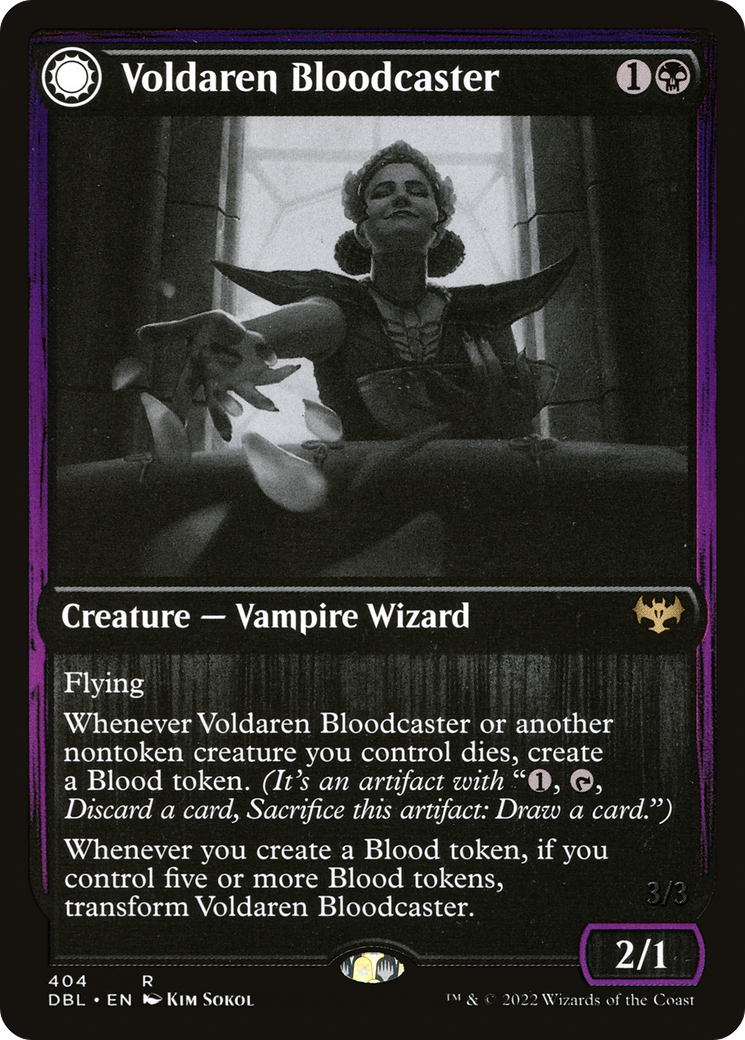 Image of Voldaren Bloodcaster (DBL-404) - Innistrad: Double Feature: (Double Faced Transform)
