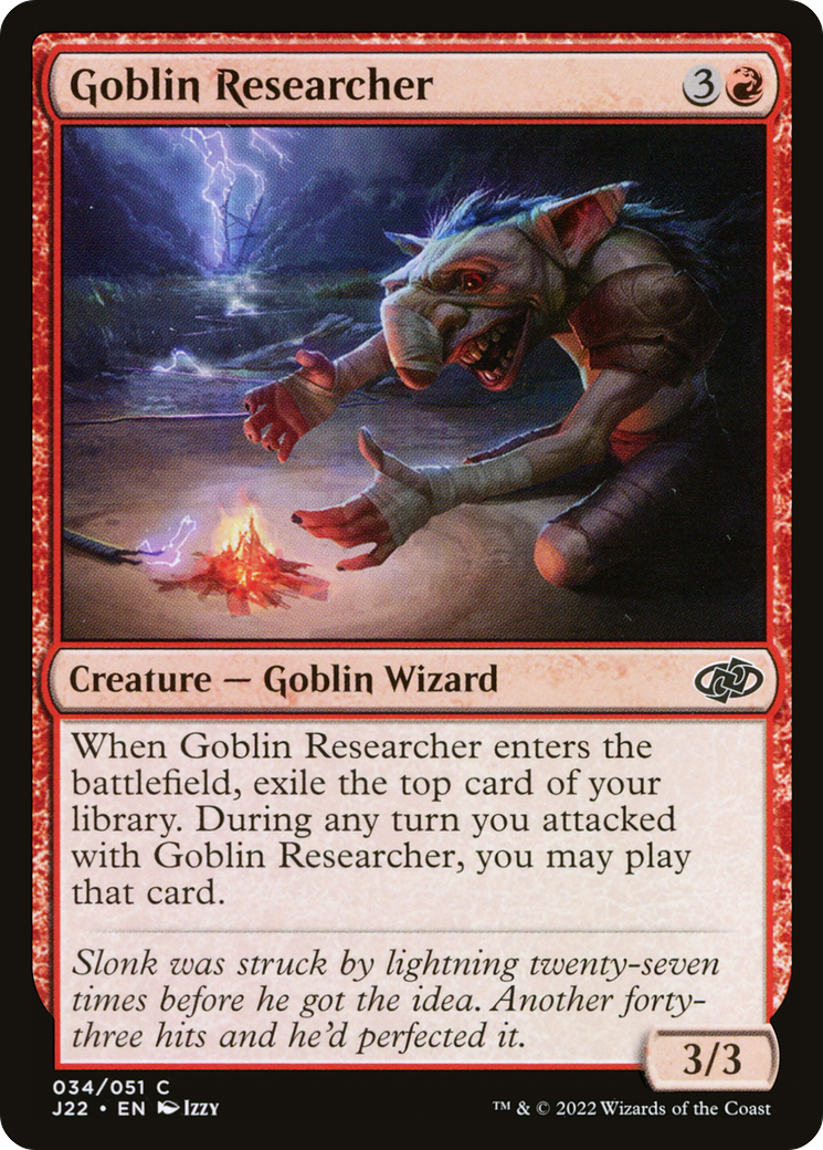 Image of Goblin Researcher (J22-034) - Jumpstart 2022