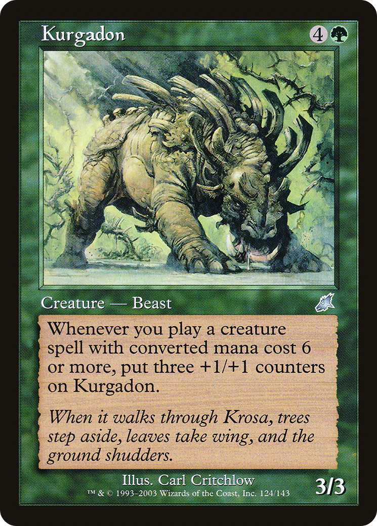 Image of Kurgadon (SCG-124) - Scourge Foil