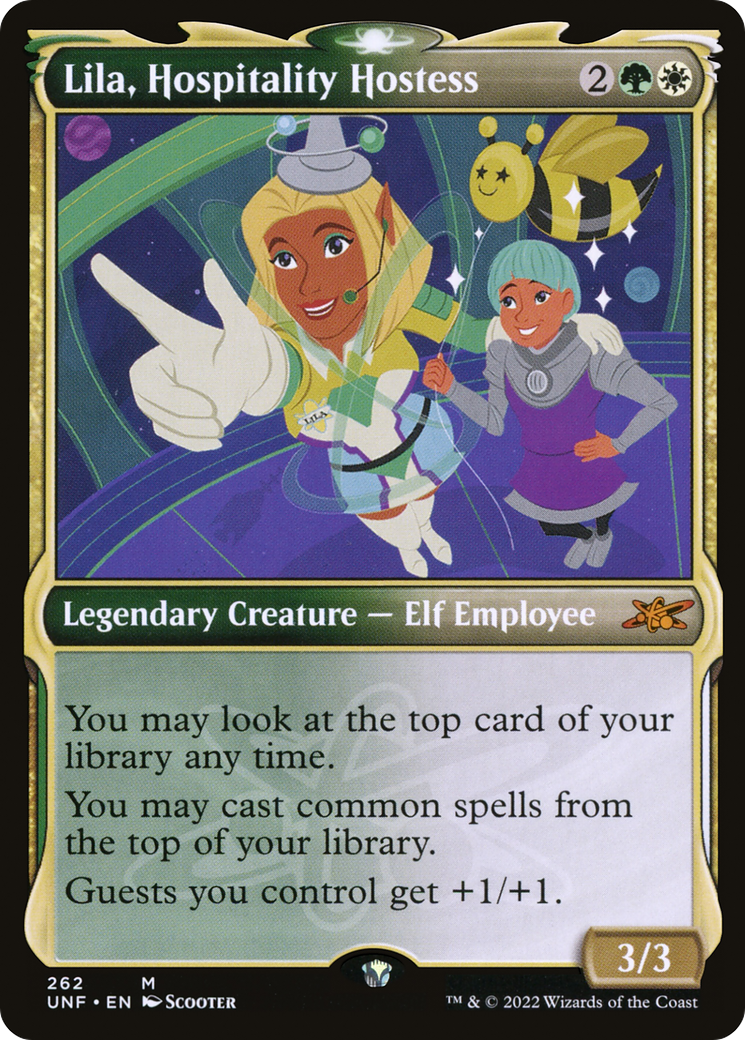Image of Lila, Hospitality Hostess (Showcase) (UNF-262) - Unfinity: (Showcase) Foil