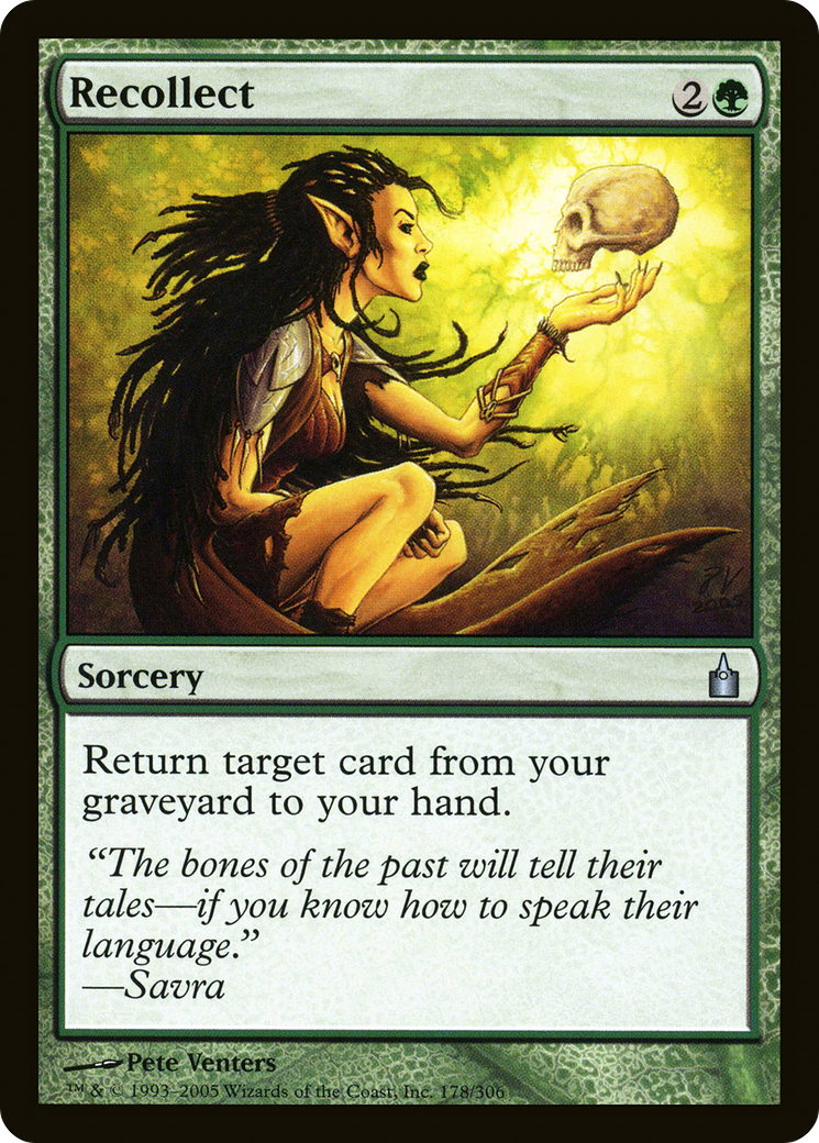 Image of Recollect (RAV-178) - Ravnica: City of Guilds Foil