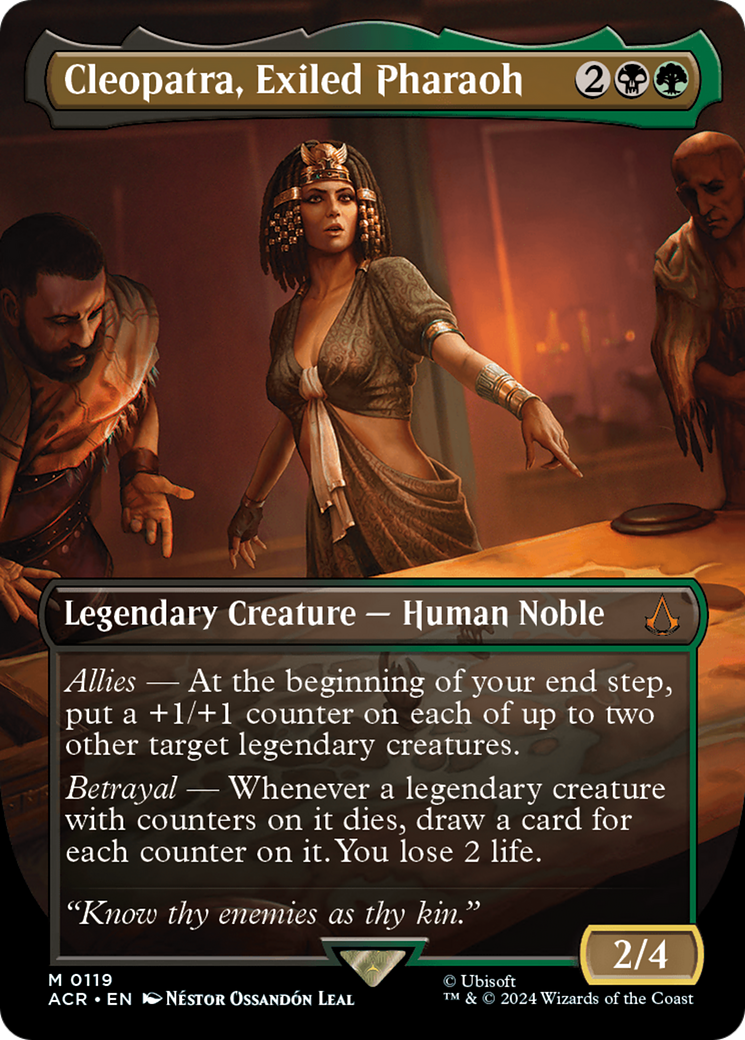 Image of Cleopatra, Exiled Pharaoh (Borderless) (ACR-119) - Assassin's Creed (Borderless) Foil