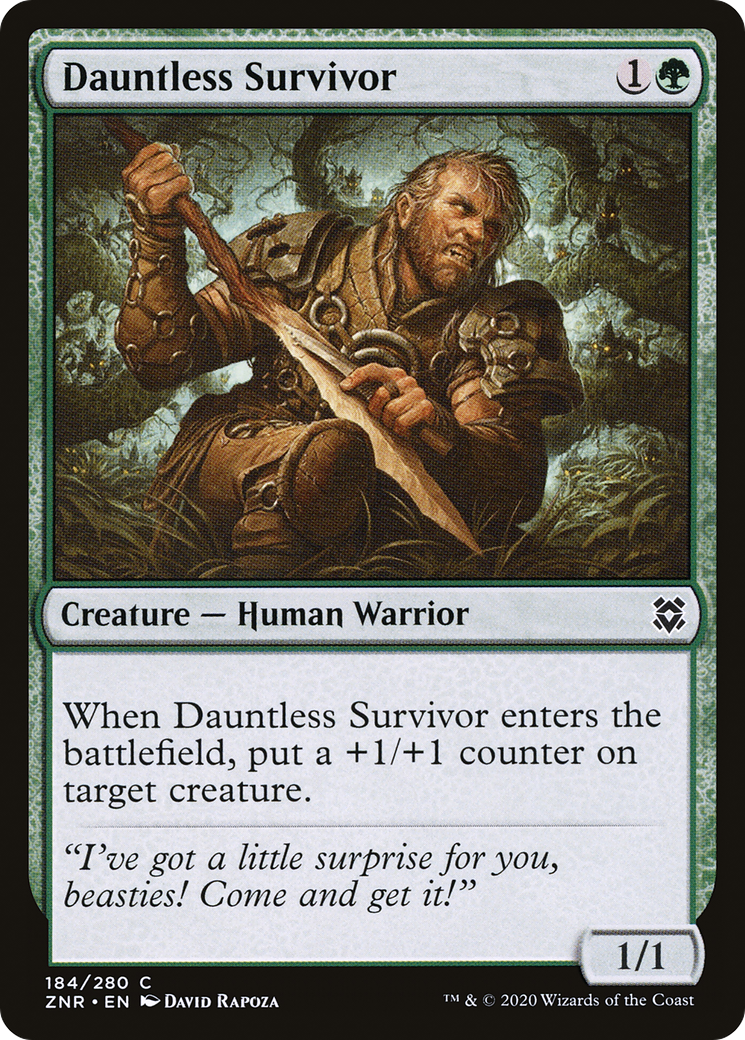 Image of Dauntless Survivor (ZNR-184) - Zendikar Rising