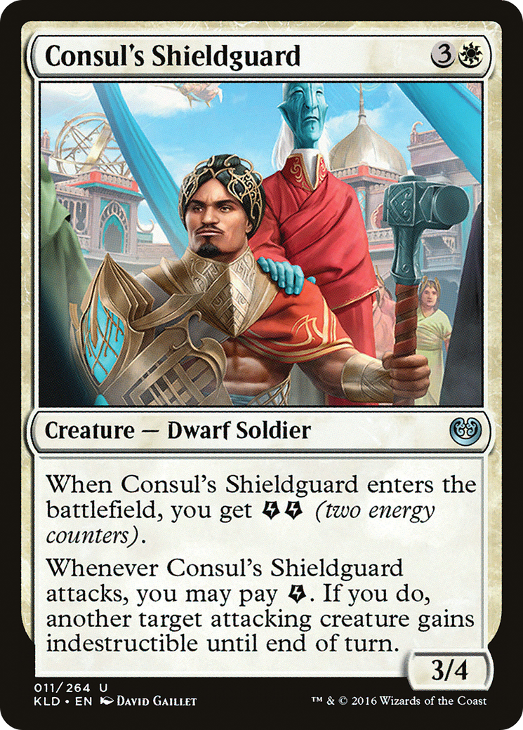 Image of Consul's Shieldguard (KLD-011) - Kaladesh Foil