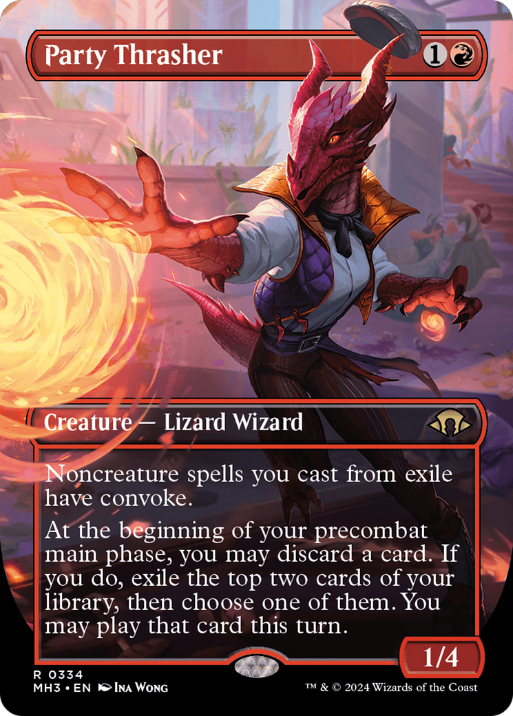 Image of Party Thrasher (Borderless) (MH3-334) - Modern Horizons 3 (Borderless)