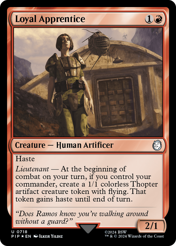 Image of Loyal Apprentice (Surge Foil) (PIP-718) - Fallout Foil