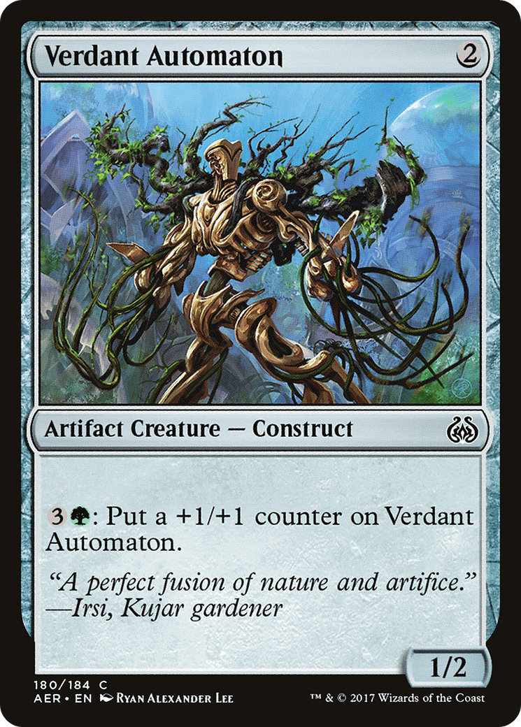 Image of Verdant Automaton (AER-180) - Aether Revolt Foil