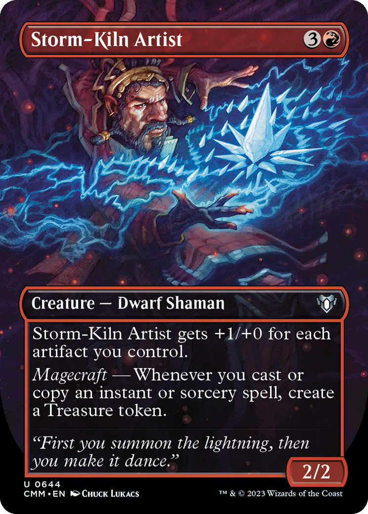 Image of Storm-Kiln Artist (Borderless) (CMM-644) - Commander Masters (Borderless)