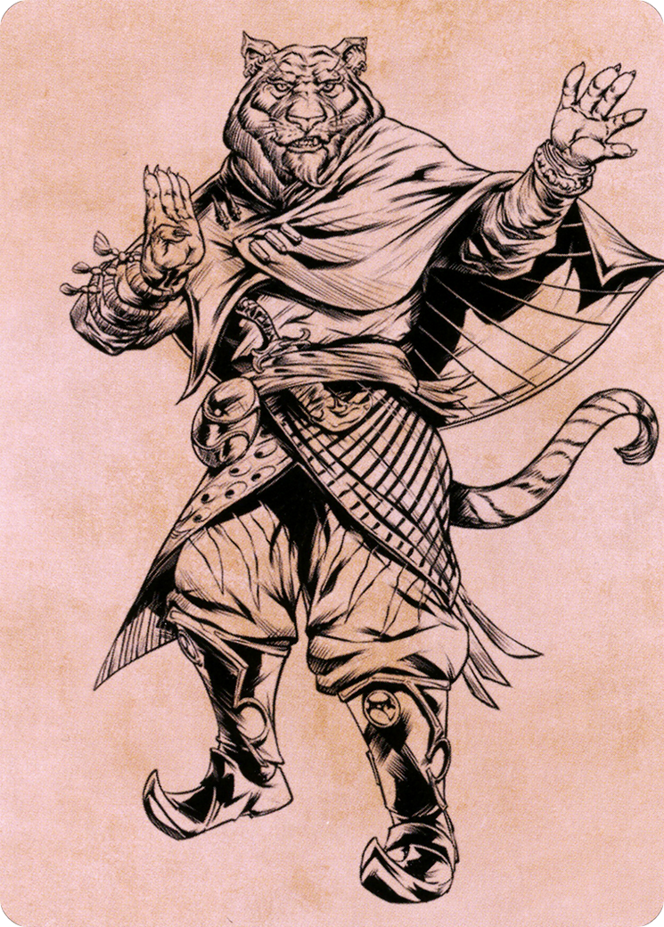 Image of Mahadi, Emporium Master // Mahadi, Emporium Master (ACLB-070) - Battle for Baldur's Gate Art Series (Borderless) Foil
