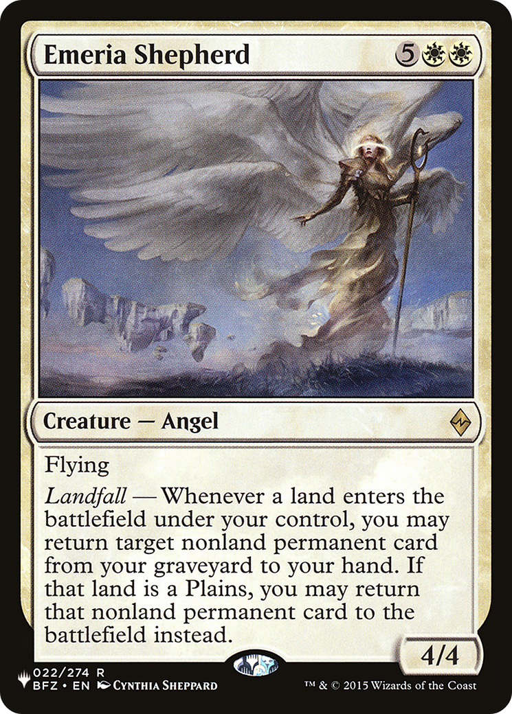 Image of Emeria Shepherd (LIST-BFZ-22) - The List Foil