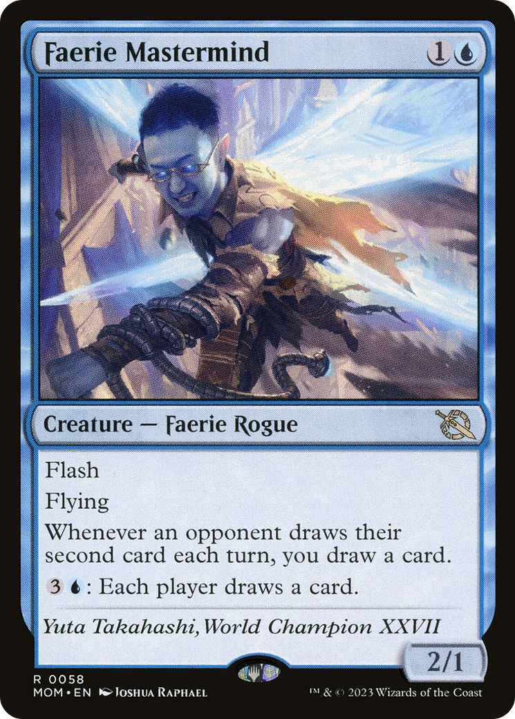 Image of Faerie Mastermind (MOM-058) - March of the Machine