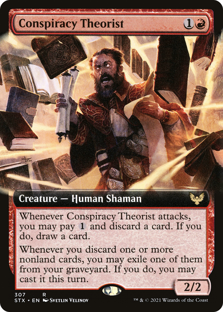 Image of Conspiracy Theorist (Extended Art) (STX-307) - Strixhaven: School of Mages: (Extended Art)