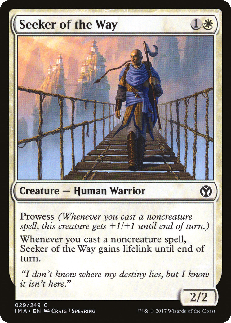 Image of Seeker of the Way (IMA-029) - Iconic Masters Foil