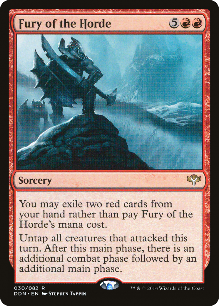 Image of Fury of the Horde (DDN-030) - Duel Decks: Speed vs. Cunning