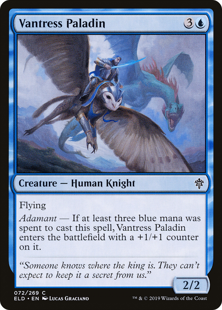 Image of Vantress Paladin (ELD-072) - Throne of Eldraine