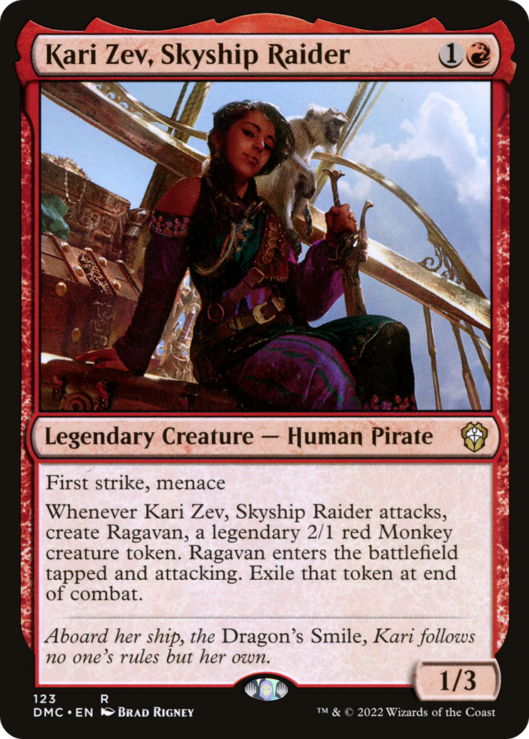 Image of Kari Zev, Skyship Raider (DMC-123) - Dominaria United Commander